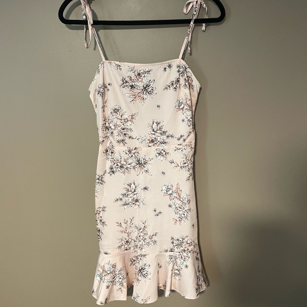 Express floral mini dress